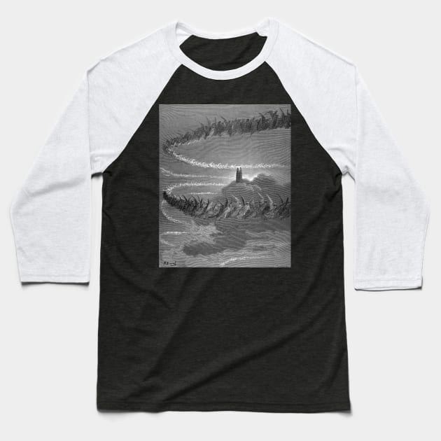 High Resolution Gustave Doré Paradiso Illustration The Just Souls of Jupiter Baseball T-Shirt by tiokvadrat